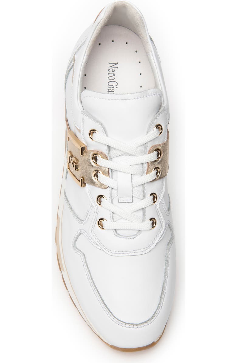 NeroGiardini Logo Plate Sneaker, Alternate, color,