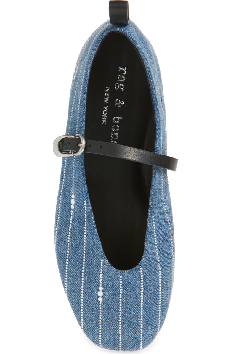 rag & bone Spire Mary Jane, Alternate, color, Medium Denim