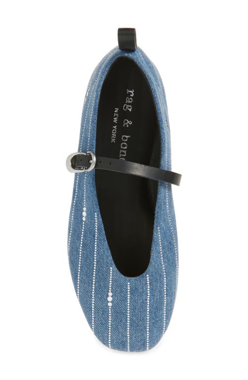 Rag & Bone Spire Mary Jane In Medium Denim