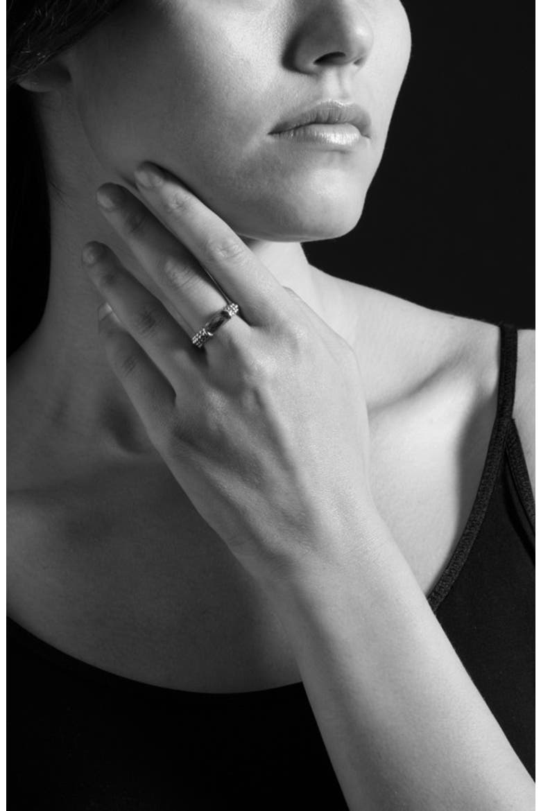 'Maya' Stackable Caviar Ring, Alternate, color, LAPIS