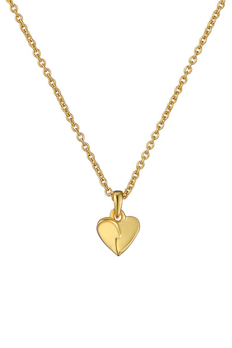 Alicia Abstract Heart Pendant Necklace, Main, color, GOLD TONE