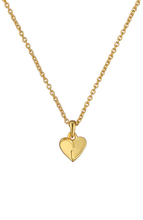 Alicia Abstract Heart Pendant Necklace