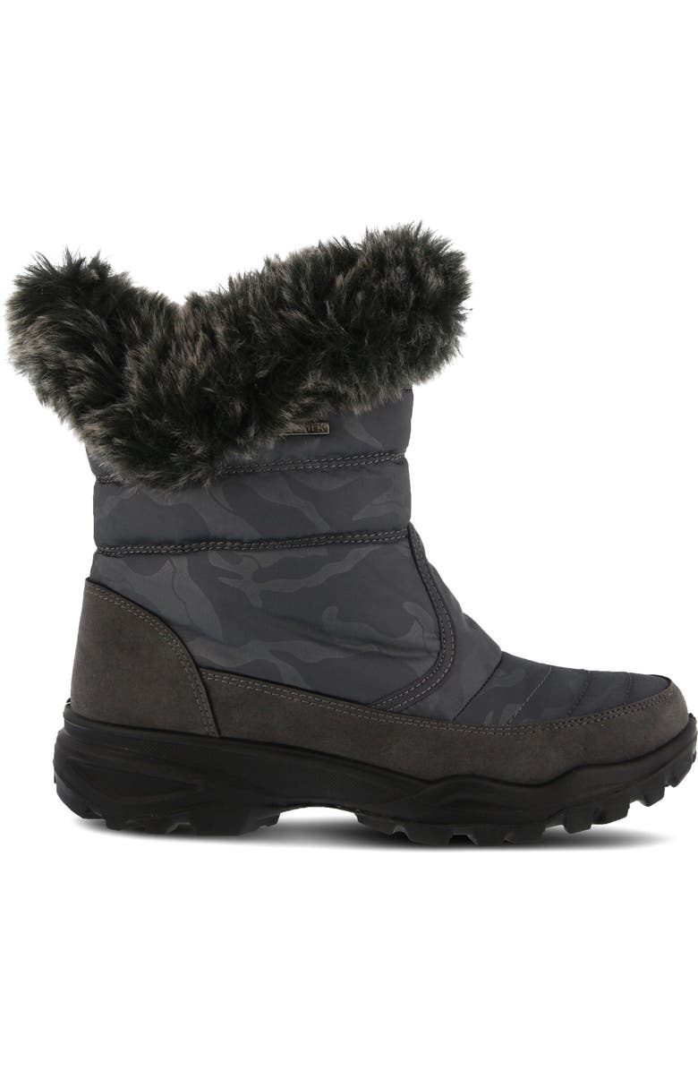 Spring Step Korine Waterproof Faux Fur Bootie, Alternate, color,