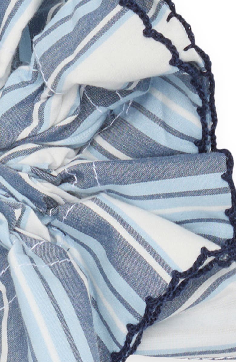 Damson Madder Garter Bun Wrap Scrunchie, Alternate, color,