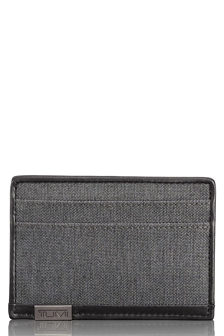 Alpha Card Case, Main, color, ANTHRACITE/ BLACK