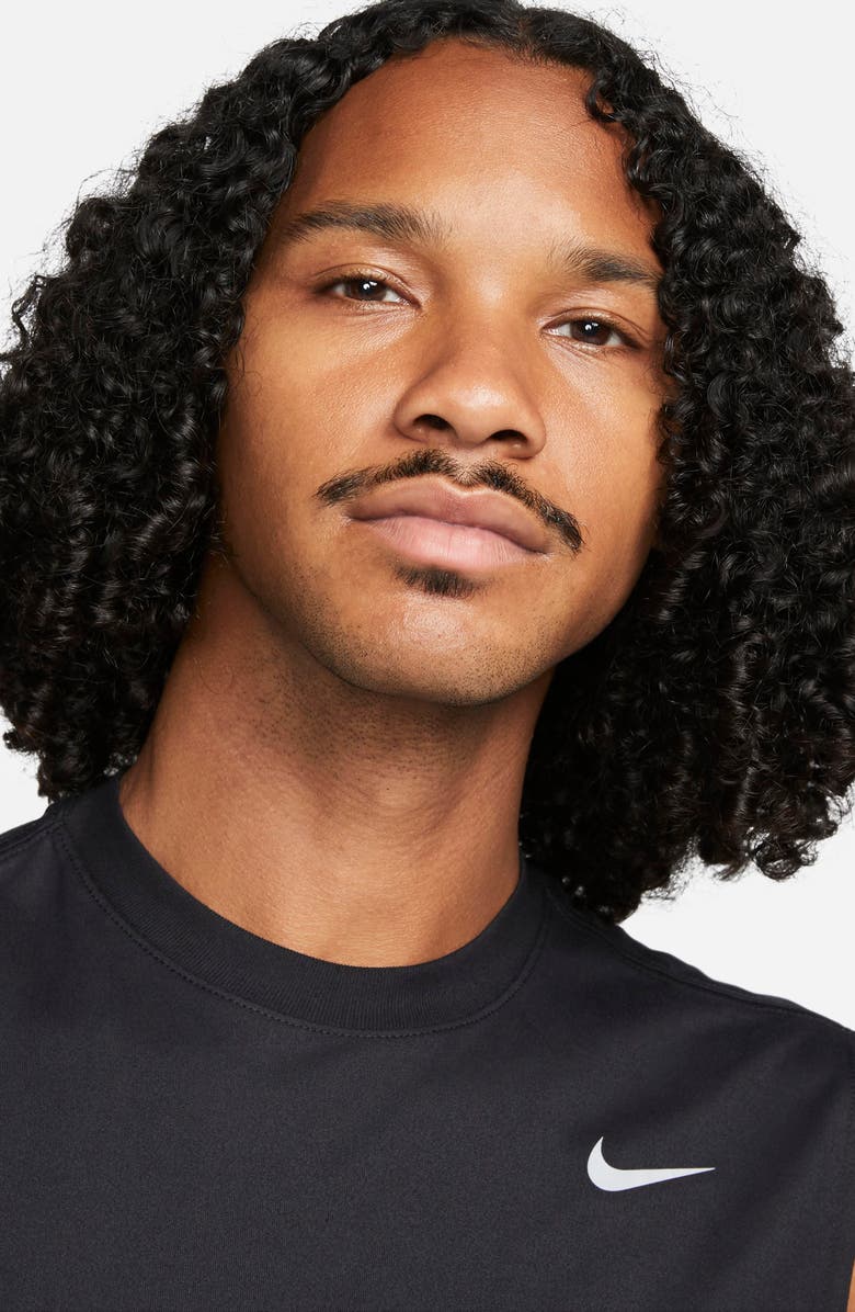 Nike Dri-FIT Legend Fitness Muscle T-Shirt, Alternate, color, Black/ Matte Silver