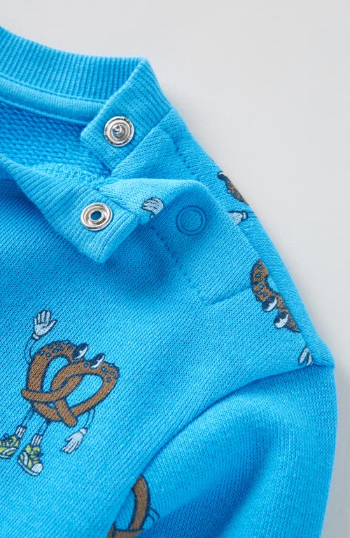 Tucker + Tate Print Fleece Sweatshirt & Joggers Set In Blue