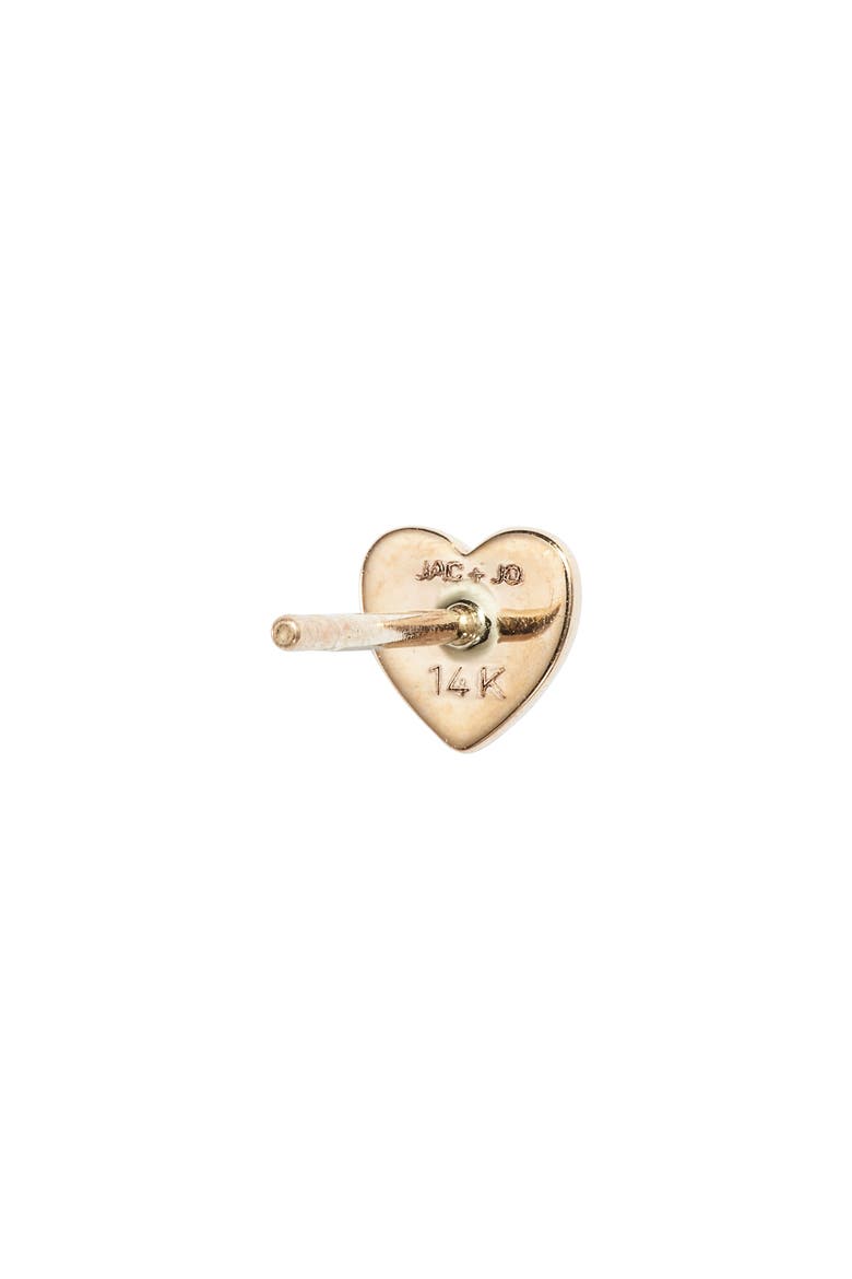 Blue Heart Stud Earrings, Alternate, color, BLUE