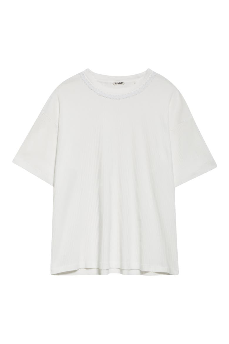 Beaded Salt Marsh T-Shirt, Alternate, color, CREAM