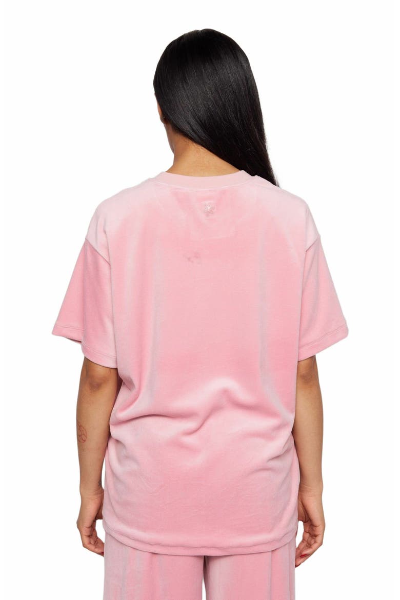 OPTIMIST VELOUR OVERSIZED TEE, Main, color, PINK