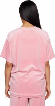 Samii Ryan OPTIMIST VELOUR OVERSIZED TEE