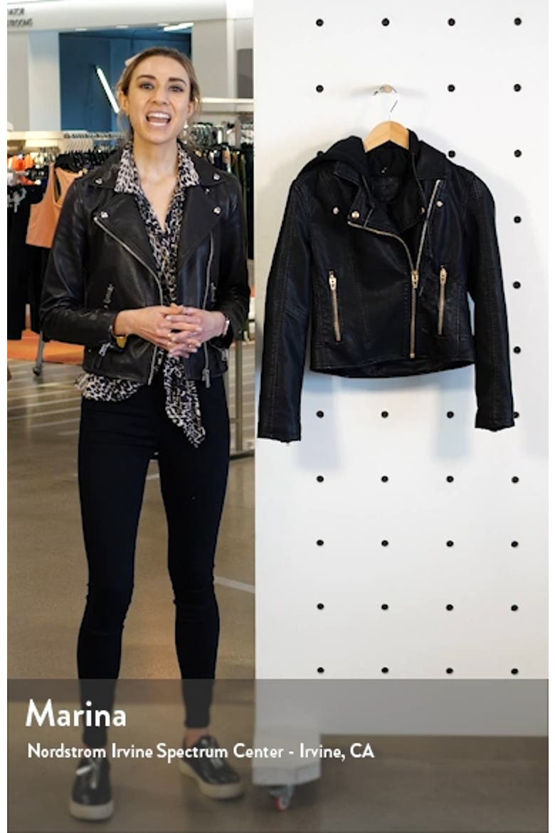 Meant to Be Moto Jacket with Removable Hood video