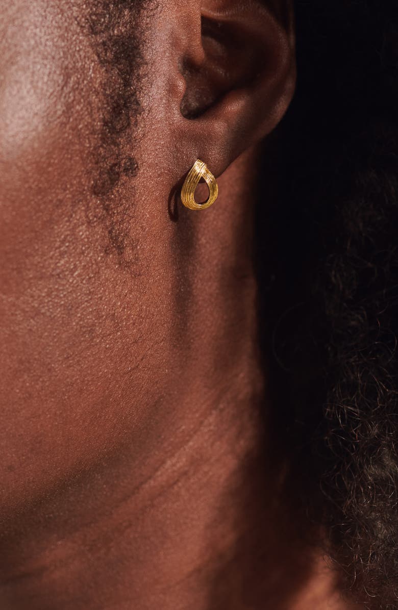 John Hardy Bamboo Striated Drop Earrings, Alternate, color, 