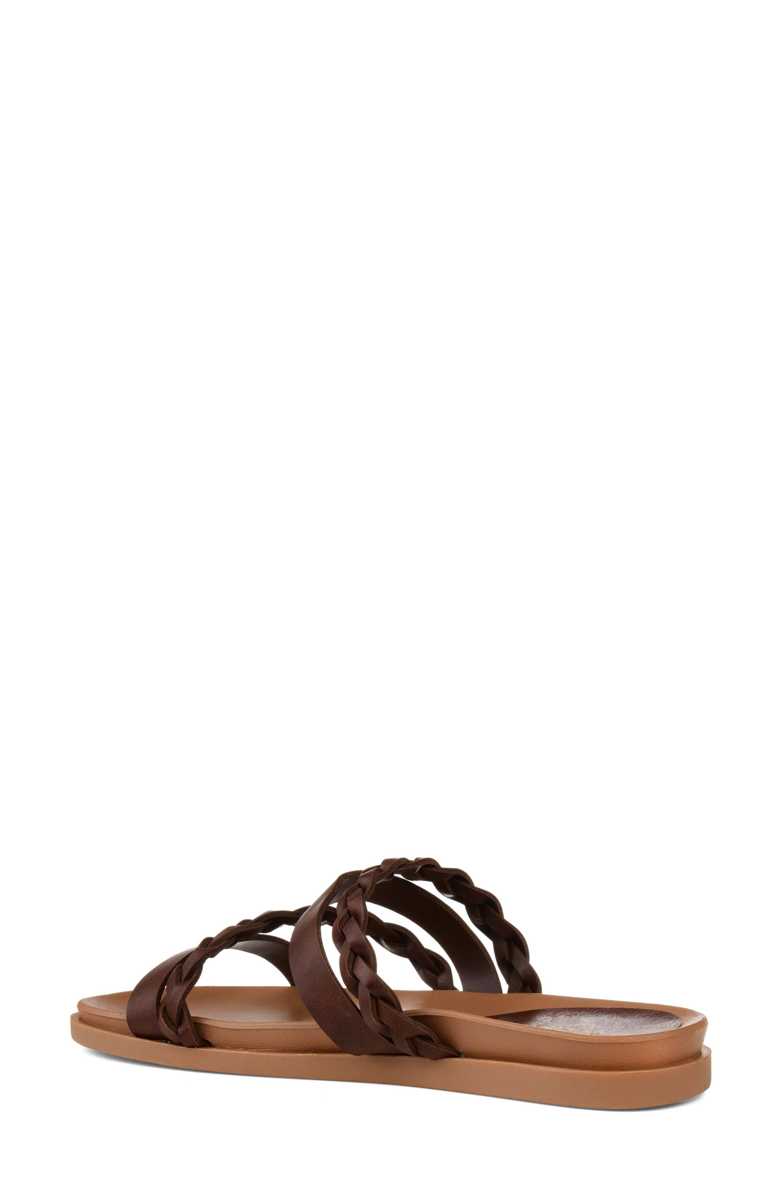 Colette Slide Sandal, Alternate, color, BROWN