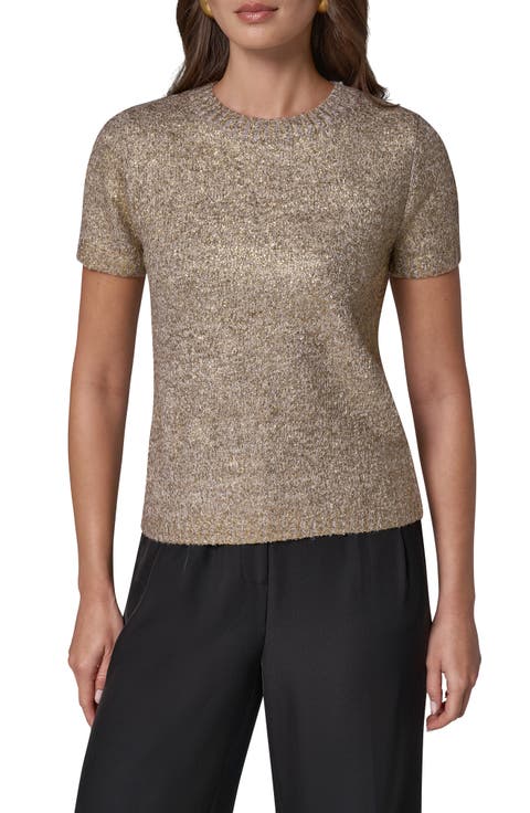 Foil Boucle Sweater