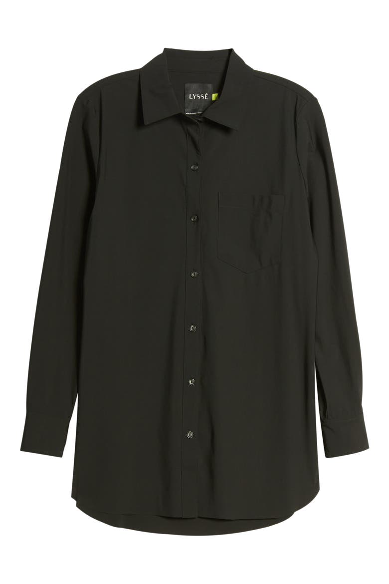 'Lyssentials Schiffer Shirt, Alternate, color, BLACK