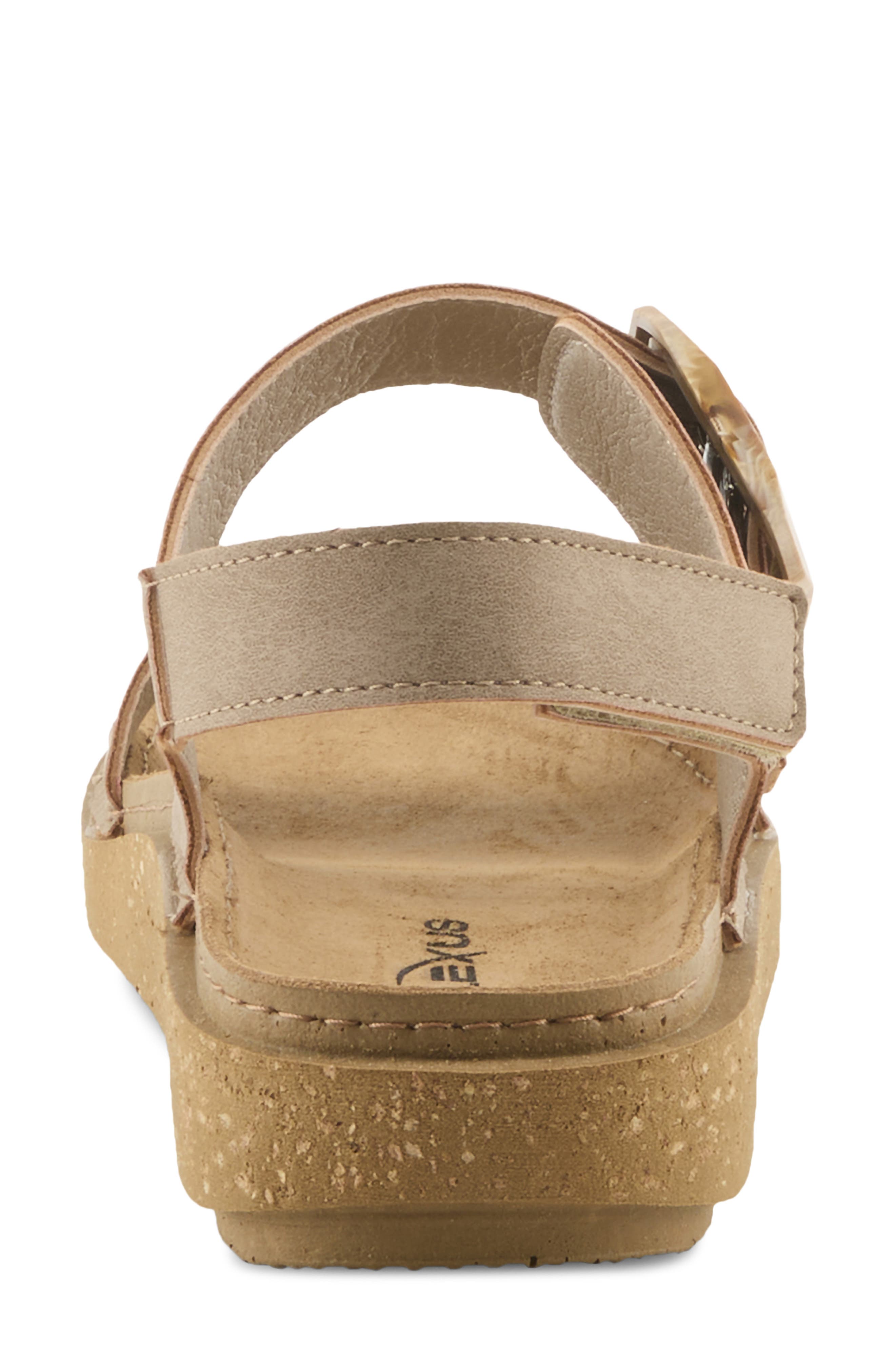 Flexus by Spring Step Bravies Ankle Strap Sandal, Alternate, color, Taupe