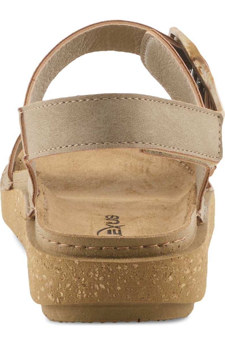 Flexus by Spring Step Bravies Ankle Strap Sandal, Alternate, color, Taupe
