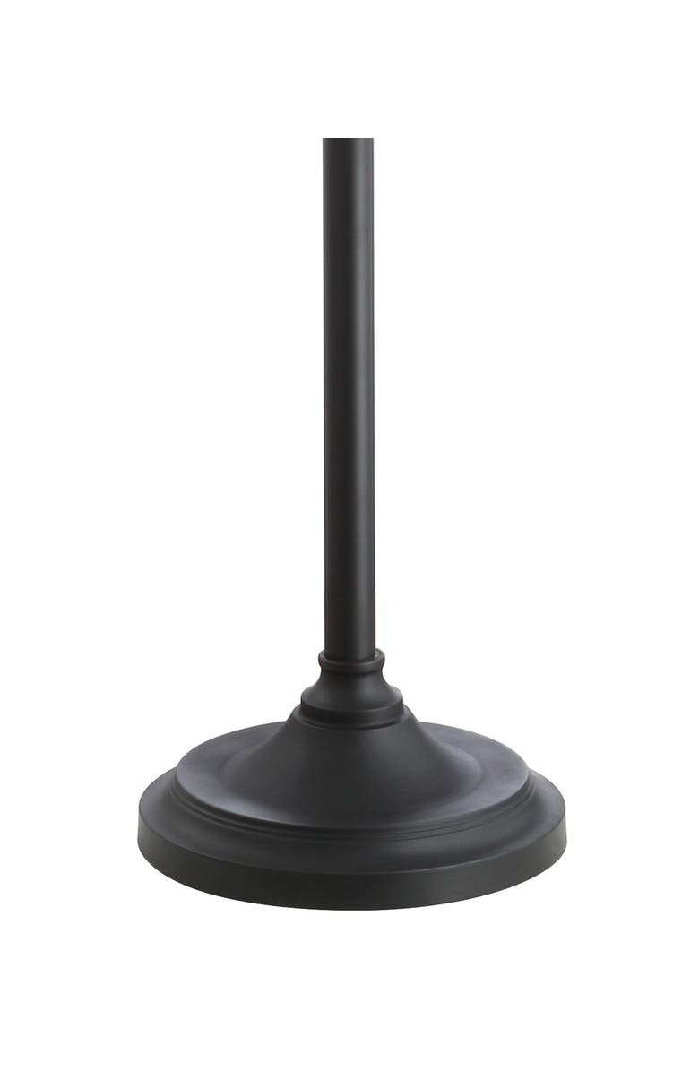 JONATHAN Y January Glass/Metal LED Floor Lamp, Alternate, color, Oil Rubbed Bronze