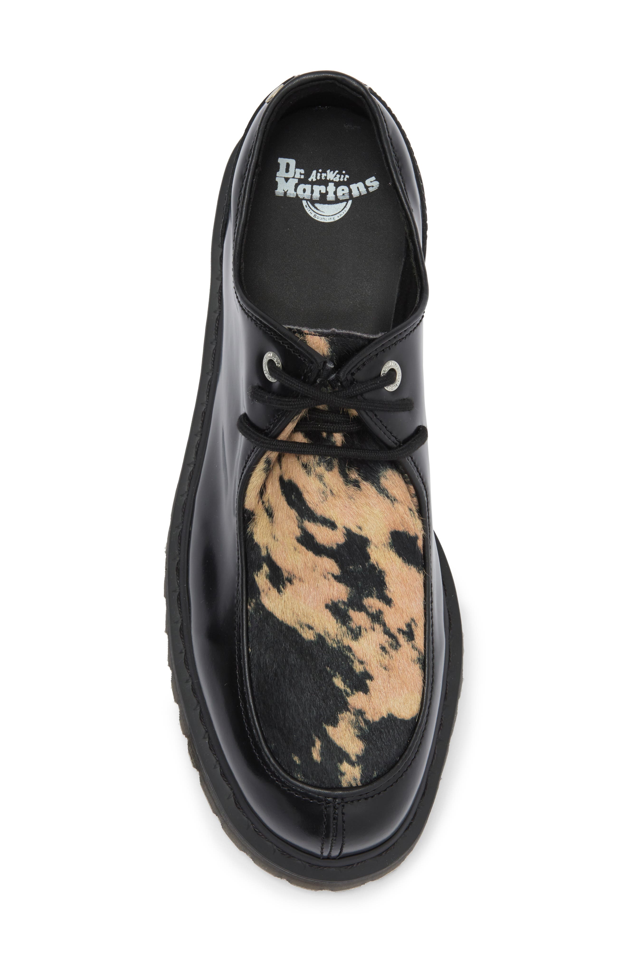 Dr. Martens Zeffir Genuine Calf Hair Derby, Alternate, color, 