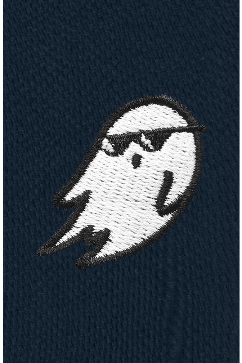 Mens Ghost Mode Heavy Weight Cotton Tee, Alternate, color, Navy
