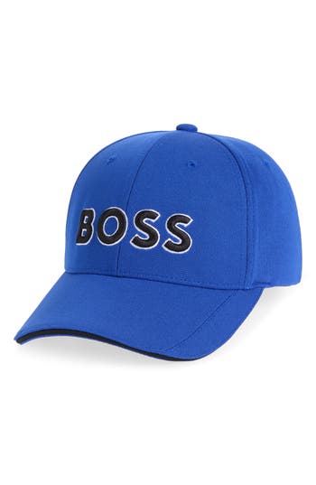 Hugo Boss Boss Logo Baseball Cap In Blue