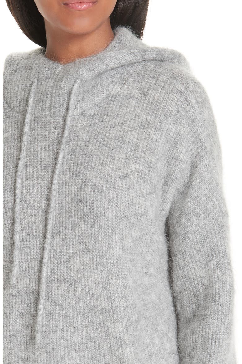 Soft Wool Blend Hoodie, Alternate, color, PALOMA MELANGE 921