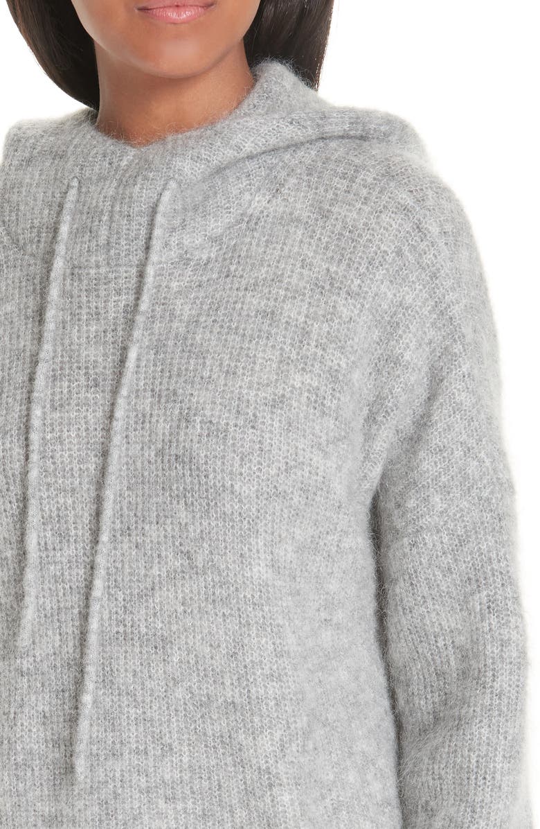 Ganni Soft Wool Blend Hoodie, Alternate, color,