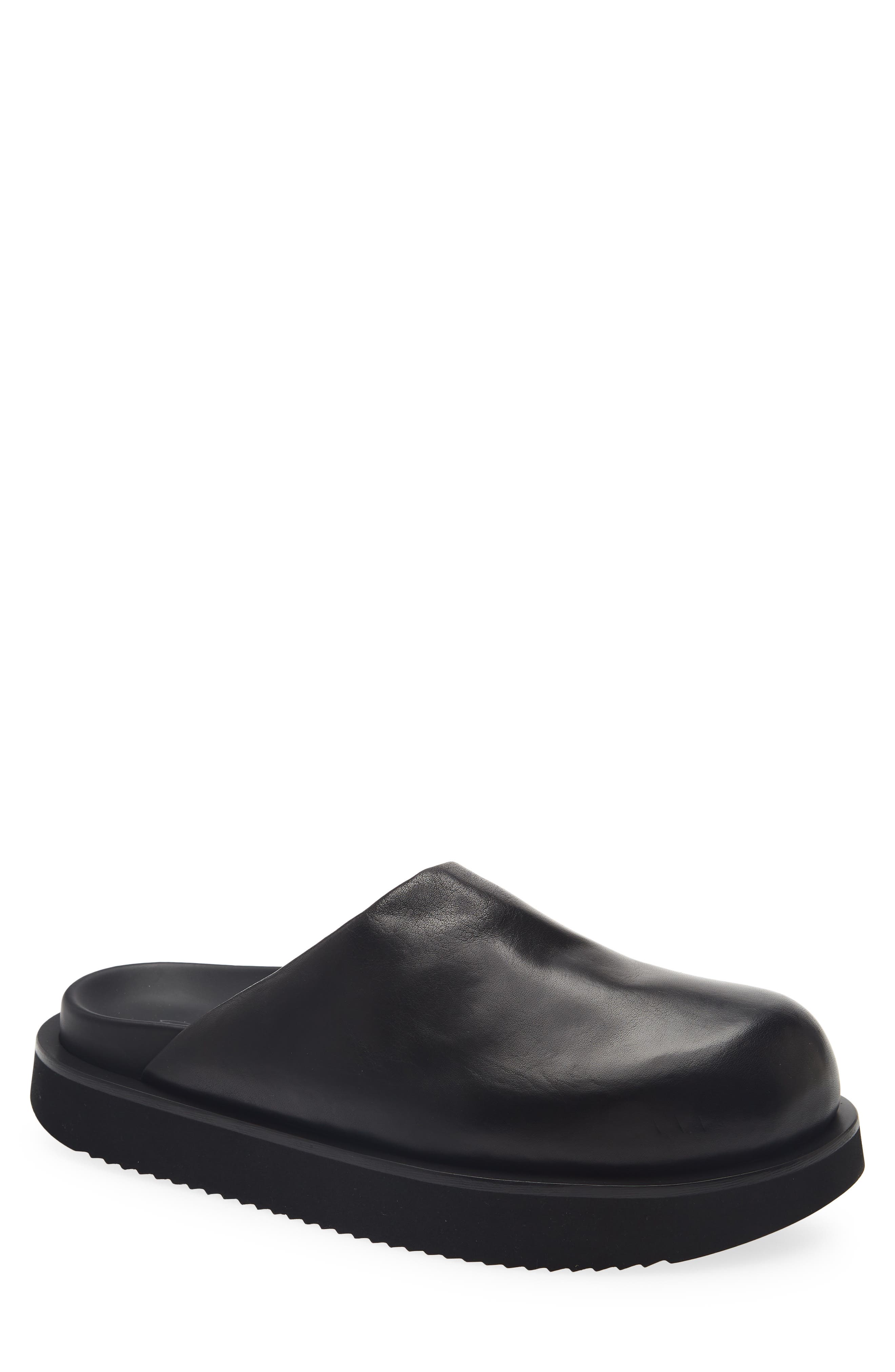 Padded Platform Mule, Main, color, BLACK