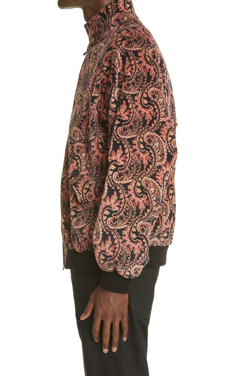Baracuta x Needles G9 Paisley Corduroy Bomber Jacket, Alternate, color,