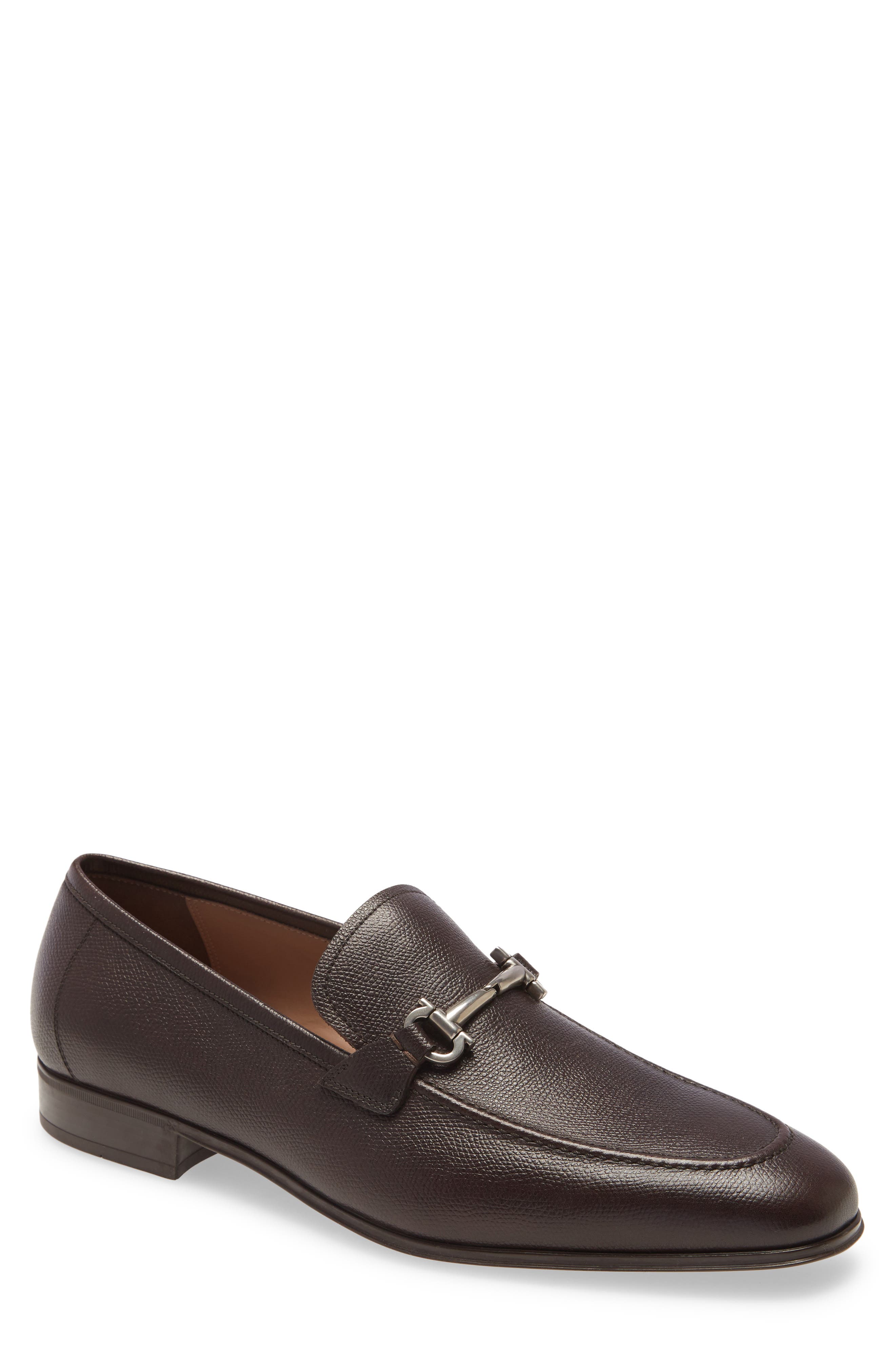 Salvatore Ferragamo Ramses Bit Loafer, Main, color, HICKORY