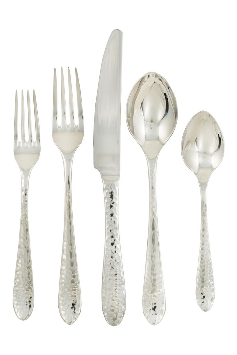 Flatware Starlight 44-Piece Flatware Set, Main, color, SILVER