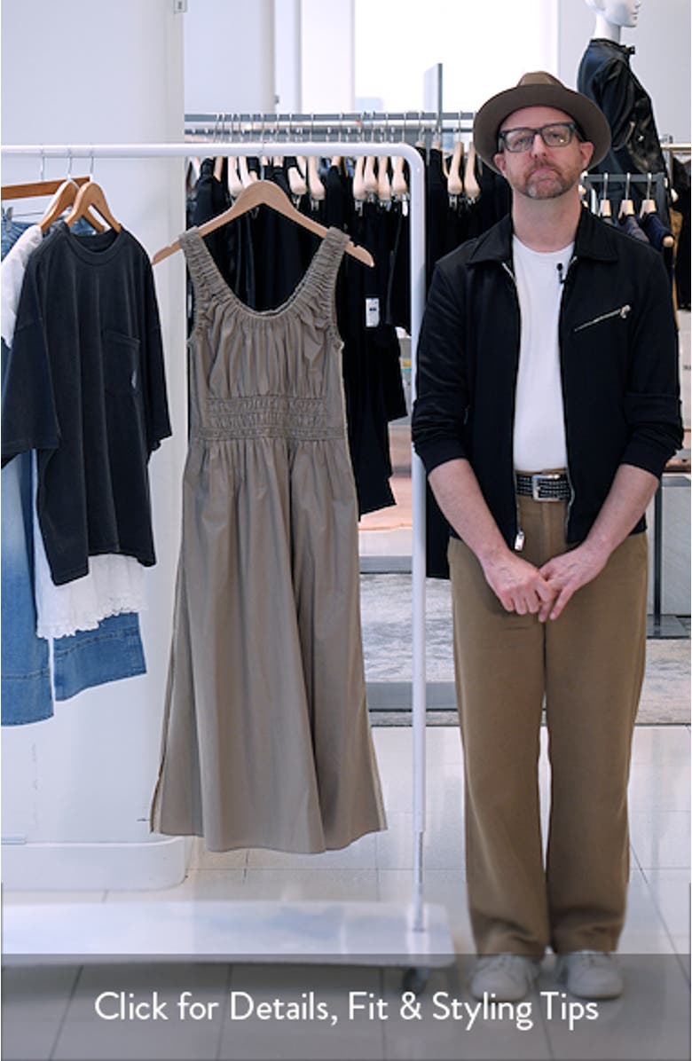 Anouk Smock Waist Cotton Dress, sales video thumbnail