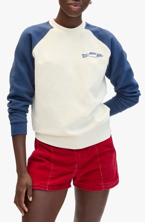 Embroidered Sardine Sweatshirt