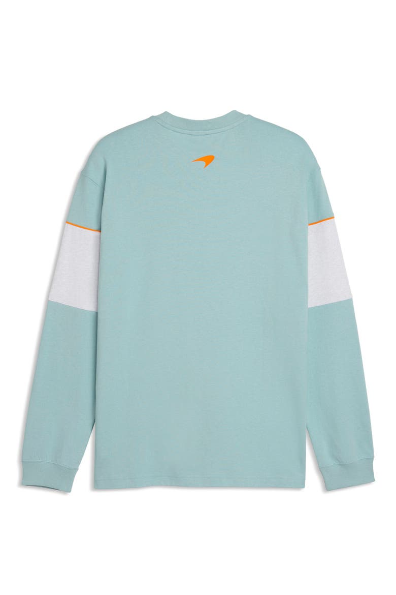 McLaren Long Sleeve Cotton Graphic T-Shirt, Alternate, color, SEAFOAM