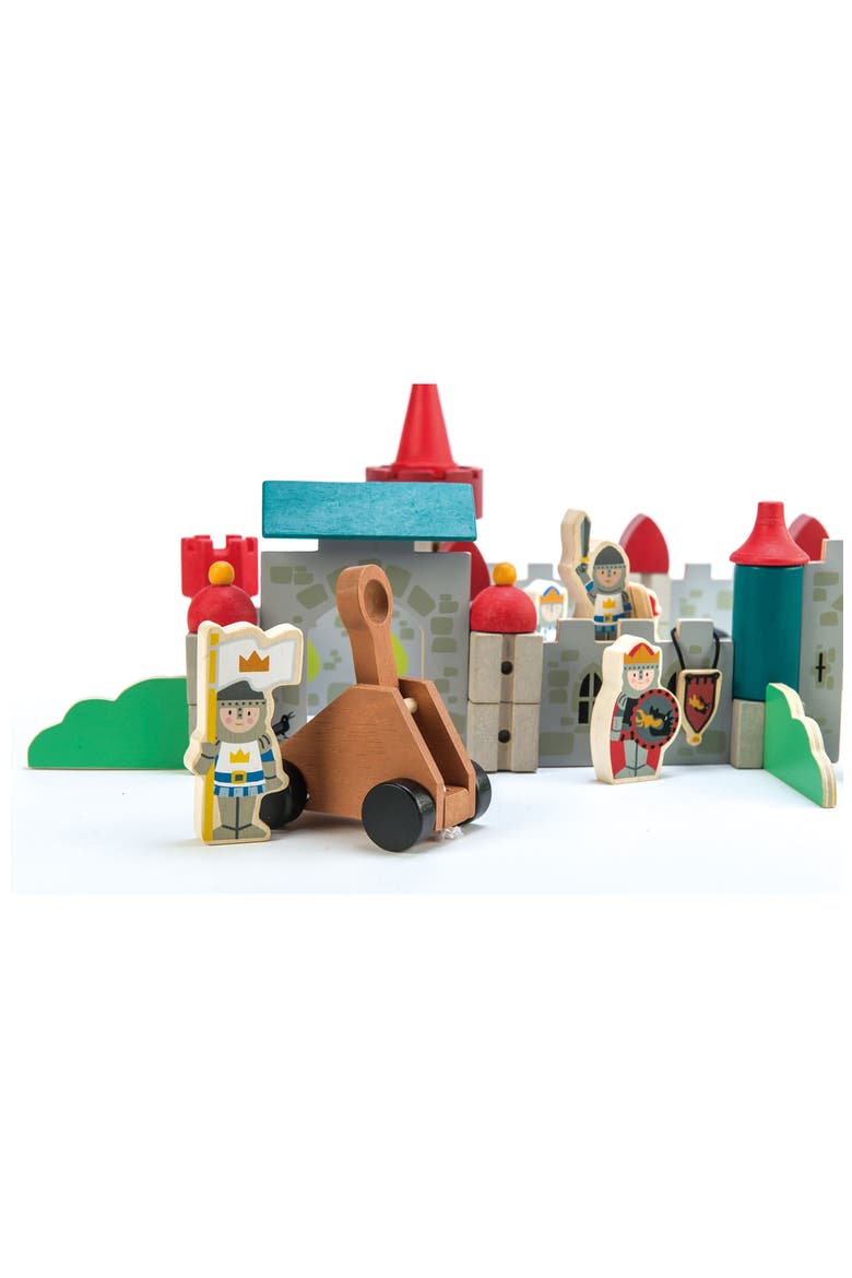 Wooden Royal Castle Set, Alternate, color, GREY