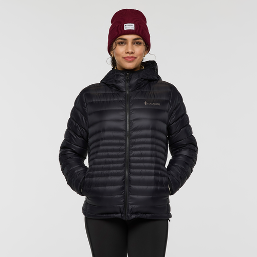 Cotopaxi Fuego Down Hooded Jacket In Black
