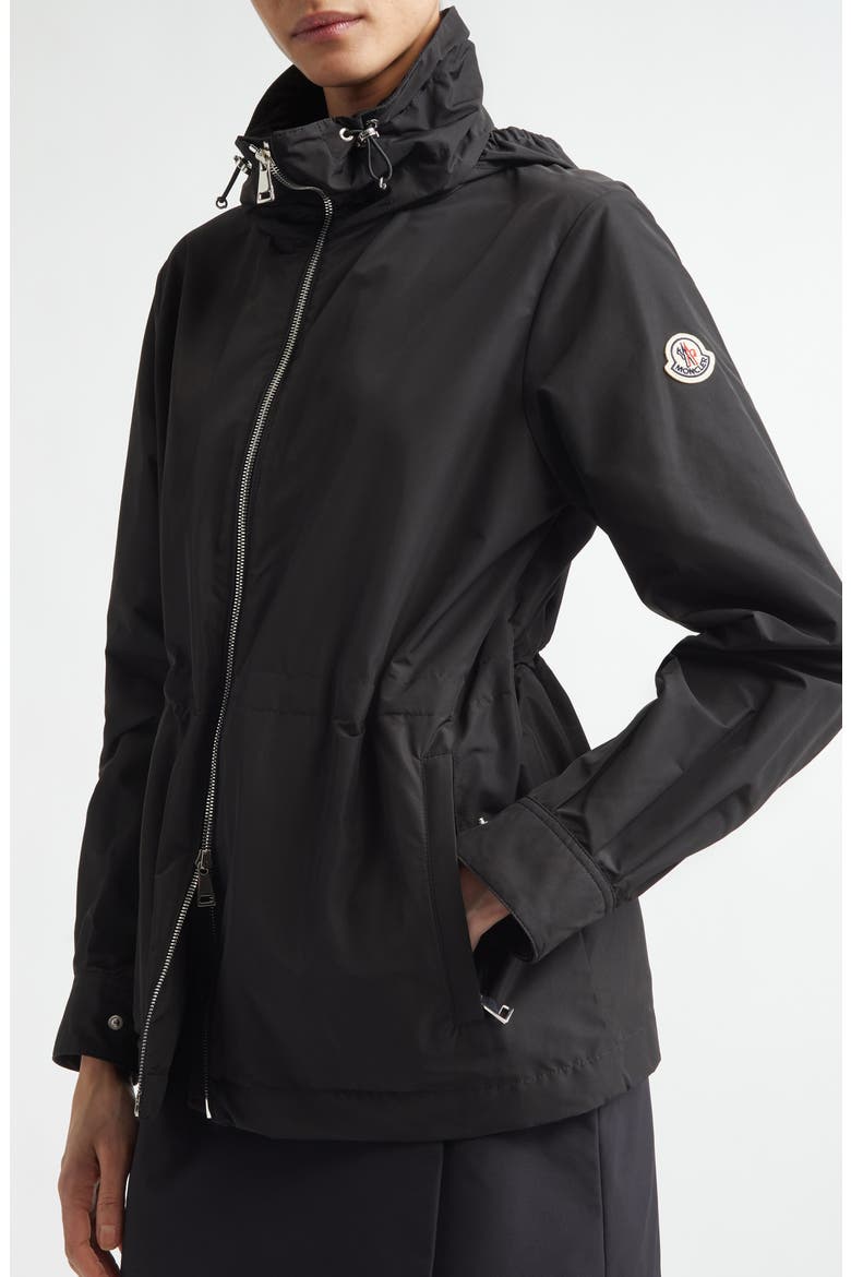 Enette Hooded Jacket, Alternate, color, BLACK