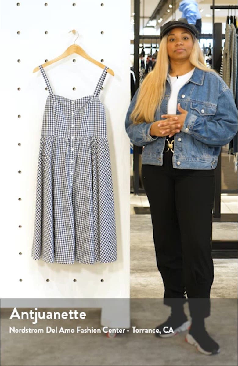 Gingham Fit & Flare Sundress, sales video thumbnail