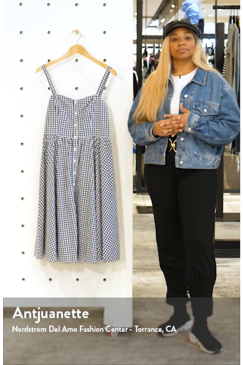Gingham Fit & Flare Sundress video