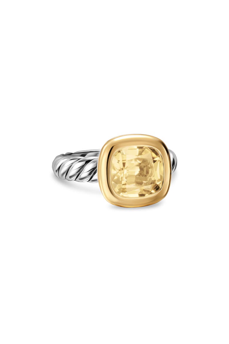 Mercer® Color Stone Ring, 10mm, Alternate, color, CHAMPAGNE CITRINE