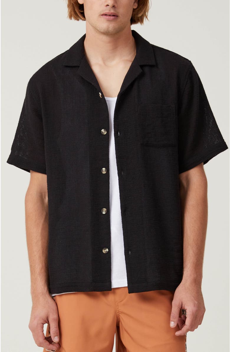 Cotton On Men's Palma Short Sleeve Shirt, Main, color, 