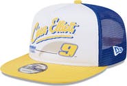 New Era Men's New Era Blue Chase Elliott  9FIFTY A-Frame Retro Script Snapback Hat