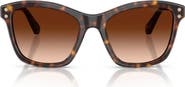 Swarovski 54mm Gradient Square Sunglasses