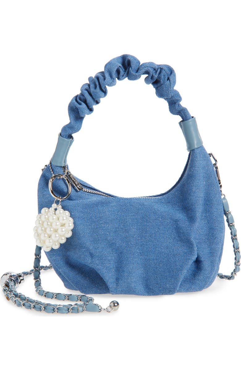 Ruby & Ry Kids' Convertible Denim Shoulder Bag, Main, color, Indigo