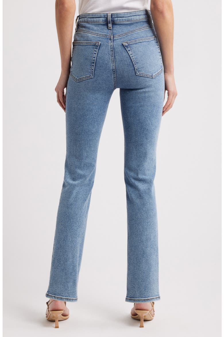 The Pencil High Waist Slim Straight Leg Jeans, Alternate, color, CRAVE