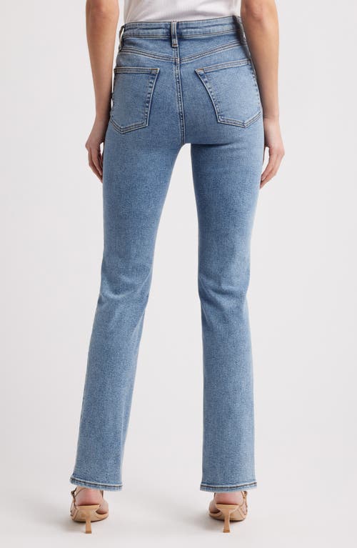 Frame The Pencil High Waist Slim Straight Leg Jeans In Crave