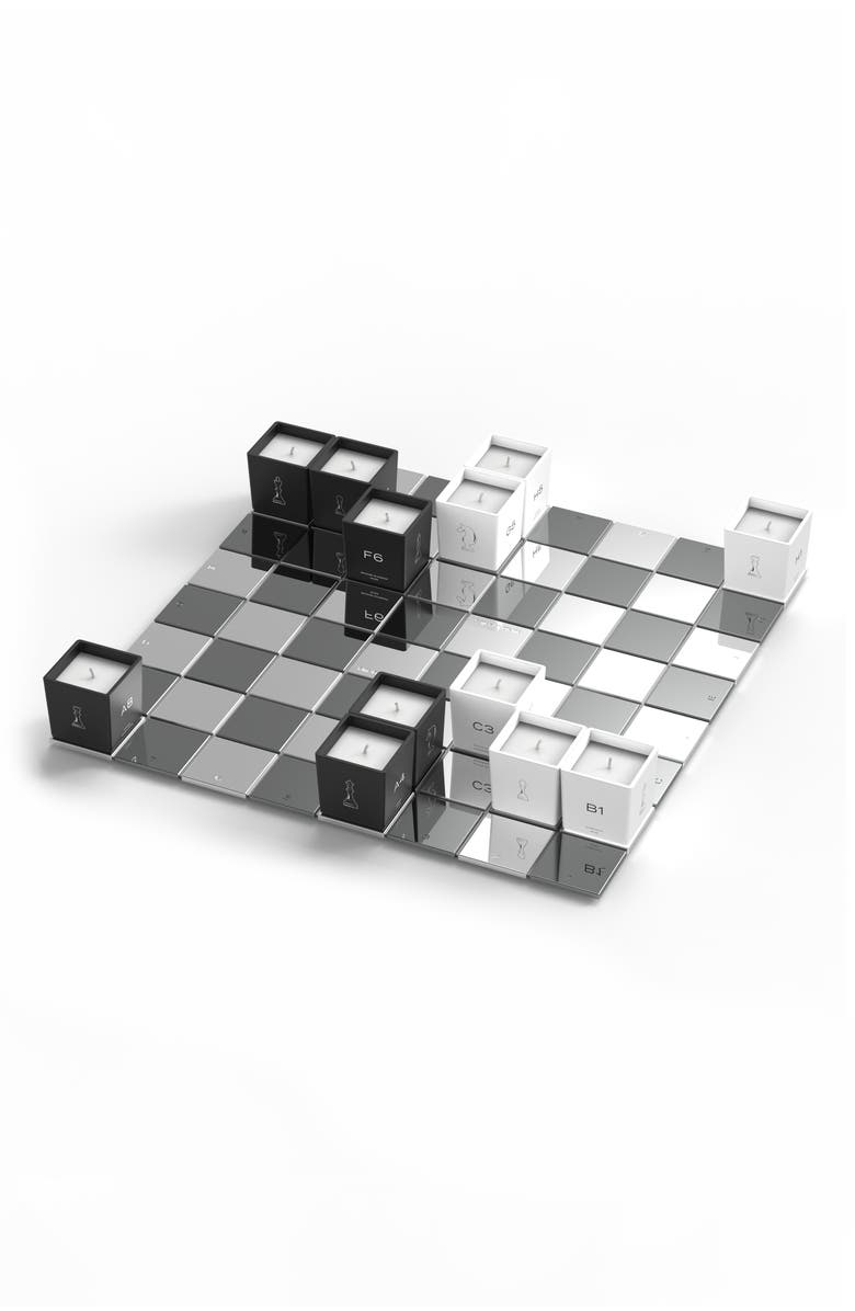 MIND GAMES Luxury Candle Set & Chessboard, Alternate, color, 