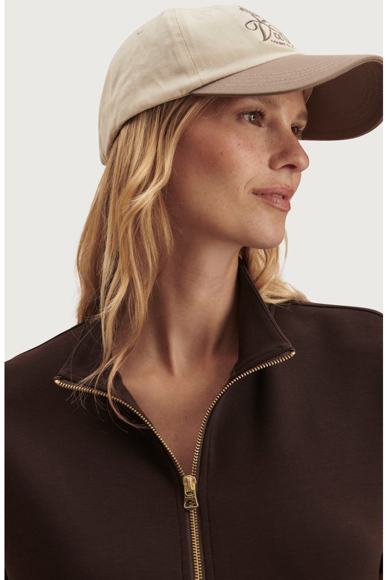 Ritchie Short Sleeve Half Zip, Alternate, color, COFFEE BEAN
