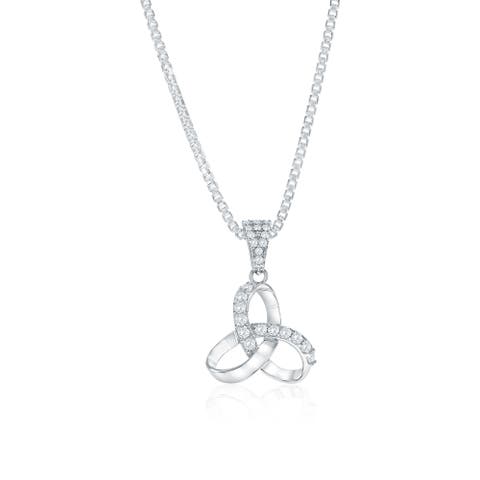 Crystal Knot Necklace